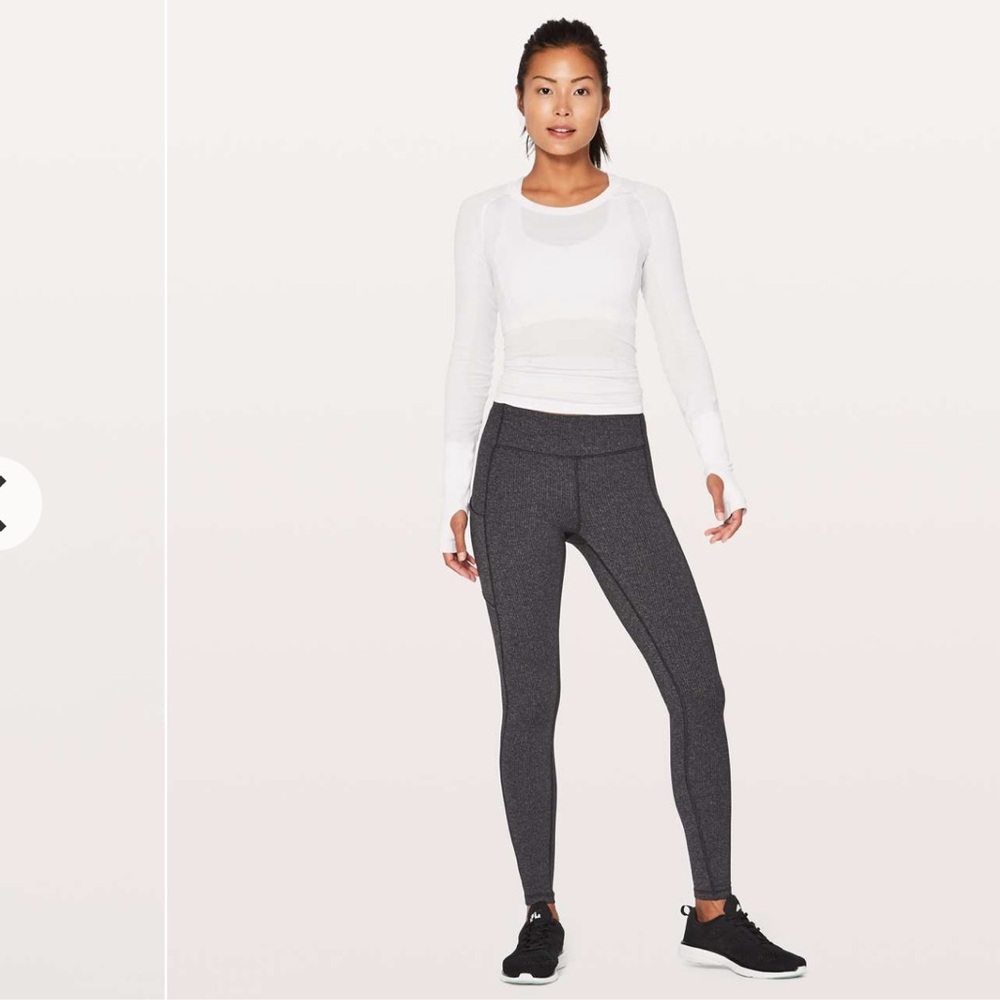 Lululemon Athletica Black Leggings High-Waisted Full-Length